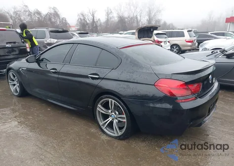 2014 BMW M6 Gran Coupe z USA, uszkodzony, nr VIN WBS6C9C51EDV73530